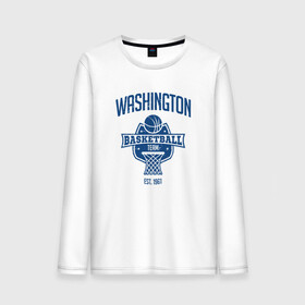 Мужской лонгслив хлопок с принтом Washington Basketball в Курске, 100% хлопок |  | basketball | game | nba | sport | streetball | washington | баскетбол | баскетболист | вашингтон | игра | игрок | мяч | нба | спорт | стритбол | тренер