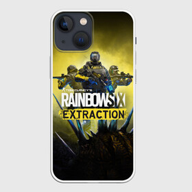 Чехол для iPhone 13 mini с принтом Rainbow Six Extraction   Радуга 6 Эвакуация в Курске,  |  | battlefield | call | clancy | cod | counter | csgo | duty | extraction | ghost | rainbow | rainbowsix | recon | siege | six | strike | tom | war | боец | воин | война | клэнси | ксго | оружие | осада | радуга | рейнбов | рейнбоу | рэйнбоу | солдат | том |
