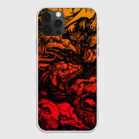 Чехол для iPhone 12 Pro Max с принтом Grotesque animals в Курске, Силикон |  | голова | гротеск | животные | звери | искусство | клыки | монстр | оскал | пасть | ретро | старый | страшный