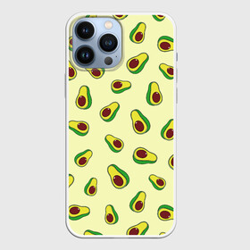 Чехол для iPhone 13 Pro Max с принтом Авокадо   Avocado в Курске,  |  | Тематика изображения на принте: avocado | casual | exotic | fashion | food | pattern | summer | tropical | авокадо | авокадо паттерн | вкусняшки | еда | жара | лето | мексика | овощи | острова | отпуск | плоды | повседневные | растения | сладкий | спелый | тропики