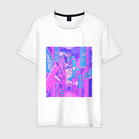 Мужская футболка хлопок с принтом город в Курске, 100% хлопок | прямой крой, круглый вырез горловины, длина до линии бедер, слегка спущенное плечо. | citi | indie kid | город | инди кид | ночь