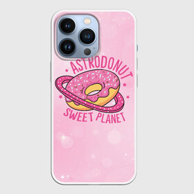 Чехол для iPhone 13 Pro с принтом Планета Пончик в Курске,  |  | выпечка | карамель | космос | планета | пончик | сладкий | сладость