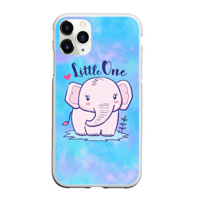 Чехол для iPhone 11 Pro матовый с принтом Маленький слоненок в Курске, Силикон |  | детеныш | милый | ребенок | слон | слоненок | слоник