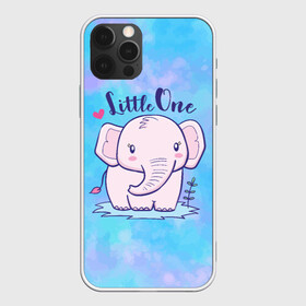 Чехол для iPhone 12 Pro с принтом Маленький слоненок в Курске, силикон | область печати: задняя сторона чехла, без боковых панелей | детеныш | милый | ребенок | слон | слоненок | слоник