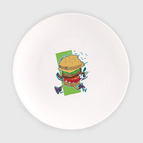Тарелка с принтом Fast Food в Курске, фарфор | диаметр - 210 мм
диаметр для нанесения принта - 120 мм | art | burger | cheese | cutlet | fast food | food | hamburger | salad | sandwich | арт | бургер | бутерброд | гамбургер | еда | котлета | салат | сыр | фаст фуд