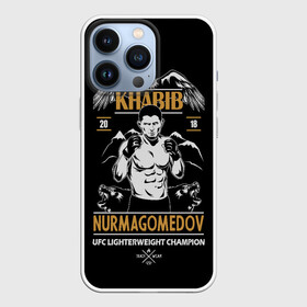 Чехол для iPhone 13 Pro с принтом Хабиб Нурмагомедов в Курске,  |  | art | champion | dogs | drawing | eagle | fighter | khabib | khabib nurmagomedov | mountains | ufc | арт | боец | горы | орел | рисунок | собаки | хабиб | хабиб нурмагомедов | чемпион