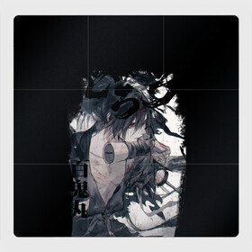Магнитный плакат 3Х3 с принтом Хяккимару в Курске, Полимерный материал с магнитным слоем | 9 деталей размером 9*9 см | demon | dororo | hyakkimaru | аниме | дайго | дороро | ронин | хяккимару