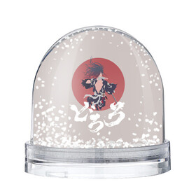 Игрушка Снежный шар с принтом Дороро (Хяккимару) в Курске, Пластик | Изображение внутри шара печатается на глянцевой фотобумаге с двух сторон | demon | dororo | hyakkimaru | аниме | дайго | дороро | ронин | хяккимару