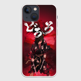 Чехол для iPhone 13 mini с принтом Dororo red в Курске,  |  | demon | dororo | hyakkimaru | аниме | дайго | дороро | ронин | хяккимару