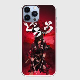 Чехол для iPhone 13 Pro Max с принтом Dororo red в Курске,  |  | Тематика изображения на принте: demon | dororo | hyakkimaru | аниме | дайго | дороро | ронин | хяккимару