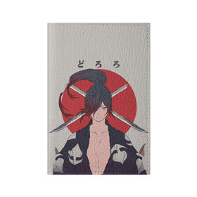 Обложка для паспорта матовая кожа с принтом Hyakkimaru Demon в Курске, натуральная матовая кожа | размер 19,3 х 13,7 см; прозрачные пластиковые крепления | Тематика изображения на принте: demon | dororo | hyakkimaru | аниме | дайго | дороро | ронин | хяккимару