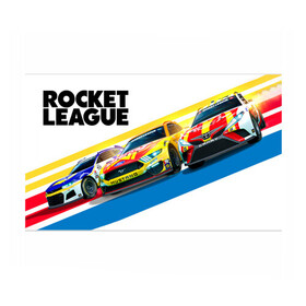 Бумага для упаковки 3D с принтом Rocket Car в Курске, пластик и полированная сталь | круглая форма, металлическое крепление в виде кольца | game | games | race | rocket league | гонка | гоночка | игра | игры | лига ракет | машинки | рокет лига | футбол