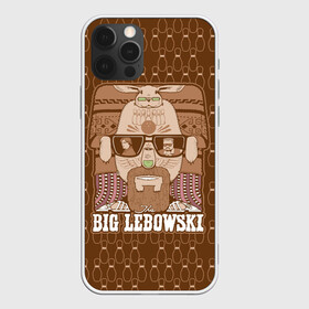 Чехол для iPhone 12 Pro с принтом The Big Lebowski в Курске, силикон | область печати: задняя сторона чехла, без боковых панелей | Тематика изображения на принте: donny | dude | jeff bridges | the big lebowski | walter sobchak | большой лебовский | боулинг | вальтер собчак | джефф бриджес | донни | заяц | кегли | кролик | фильм | чувак