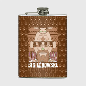 Фляга с принтом The Big Lebowski в Курске, металлический корпус | емкость 0,22 л, размер 125 х 94 мм. Виниловая наклейка запечатывается полностью | donny | dude | jeff bridges | the big lebowski | walter sobchak | большой лебовский | боулинг | вальтер собчак | джефф бриджес | донни | заяц | кегли | кролик | фильм | чувак