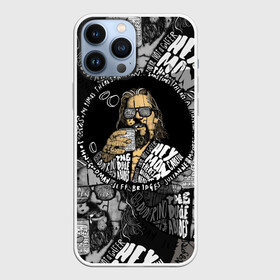 Чехол для iPhone 13 Pro Max с принтом The Big Lebowski в Курске,  |  | Тематика изображения на принте: dude | jeff bridges | the big lebowski | большой лебовский | джефф бриджес | фильм | чувак