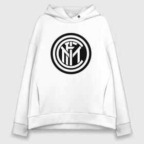 Женское худи Oversize хлопок с принтом INTERNATIONAL | INTER MILAN в Курске, френч-терри — 70% хлопок, 30% полиэстер. Мягкий теплый начес внутри —100% хлопок | боковые карманы, эластичные манжеты и нижняя кромка, капюшон на магнитной кнопке | icardi | inter | international | italy | milan | world cup | икарди | интер | интернационале | италия | мауро | милан | миланский | футбольная форма | футбольный клуб | чемпионат мира