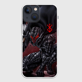 Чехол для iPhone 13 mini с принтом ГАТС БЕРСЕРК аниме в Курске,  |  | anime | berserk | аниме | берсерк | бесерк | гатс | комикс | манга | мультфильм