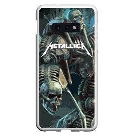 Чехол для Samsung S10E с принтом Metallica Metal Skull в Курске, Силикон | Область печати: задняя сторона чехла, без боковых панелей | american | james hetfield | kirk hammett | metal band | metallica | music | mystic | rock | американская | джеймс хетфилд | металлика | музыка | рок | скилет | череп