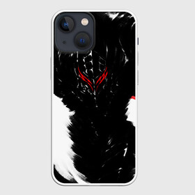 Чехол для iPhone 13 mini с принтом БЕРСЕРК чб в Курске,  |  | anime | berserk | аниме | берсерк | бесерк | гатс | манга | мультфильм