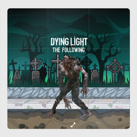 Магнитный плакат 3Х3 с принтом Dying light Зараженный в Курске, Полимерный материал с магнитным слоем | 9 деталей размером 9*9 см | dying light | аномалия | зараженный | монстр | мутант | ужасы | урод | хоррор