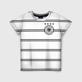 Детская футболка 3D с принтом Сборная Германии Евро 2020 в Курске, 100% гипоаллергенный полиэфир | прямой крой, круглый вырез горловины, длина до линии бедер, чуть спущенное плечо, ткань немного тянется | 4 звезды | germany | германия | евро 2020 | европа | кубок евро | немецкая машина | немцы | сборная германии | футбол | футболисты | футбольная форма