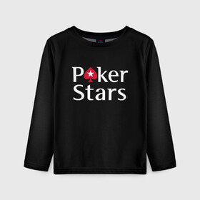 Детский лонгслив 3D с принтом Poker Stars в Курске, 100% полиэстер | длинные рукава, круглый вырез горловины, полуприлегающий силуэт
 | Тематика изображения на принте: 777 | cards | casino | chips | flash | fortune | game | joker | luck | omaha | poker | roulette | straight | texas holdem | tournament | азарт | джокер | игра | казино | карты | омаха | покер | рулетка | стрит | техасский холдэм | турнир | удача | фишки |