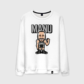 Мужской свитшот хлопок с принтом Manu в Курске, 100% хлопок |  | basketball | game | ginobili | manu | nba | san antonio | sport | spurs | streetball | баскетбол | баскетболист | джинобили | игра | игрок | ману | мяч | нба | сан антонио | сперс | спорт | стритбол | тренер