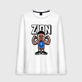 Мужской лонгслив хлопок с принтом Zion в Курске, 100% хлопок |  | basketball | game | nba | pelicans | sport | streetball | williamson | zion | баскетбол | баскетболист | зайон | игра | игрок | мяч | нба | пеликанс | спорт | стритбол | тренер | уильямсон