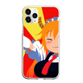 Чехол для iPhone 11 Pro матовый с принтом Тору в Курске, Силикон |  | anime | manga | miss kobayashis dragon maid | аниме | дракон горничная кобаяши | канна камуй | кетцалькоатль | лукоа | макото такия | манга | тору | фафнир