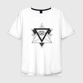 Мужская футболка хлопок Oversize с принтом Пирамида в Курске, 100% хлопок | свободный крой, круглый ворот, “спинка” длиннее передней части | alchemy | free | illuminati | magic | masonry | mystic | occult | oldschool | providence | pyramid | sign | symbol | tattoo | алхимия | знак | иллюминат | каменщик | магия | масон | мистика | оккультизм | пирамида | провидение | символ | та