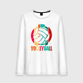 Мужской лонгслив хлопок с принтом Волейбол в Курске, 100% хлопок |  | ball | beach | game | sport | volley | volleyball | волейбол | волейболист | волейболистка | гол | игра | игрок | мяч | площадка | пляж | пляжный | победа | сетка | спорт | тренер | чемпион