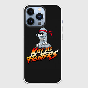 Чехол для iPhone 13 Pro с принтом Боец Бендер в Курске,  |  | bender | fighting | futurama | game | games | street fighter | бендер | игра | игры | классика | стрит файтер | уличный боец | футурама