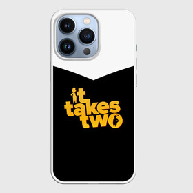 Чехол для iPhone 13 Pro с принтом It takes two | Logo (Z) в Курске,  |  | Тематика изображения на принте: hakim | hazelight studios | it takes two | joy | mei | takes two | для этого нужны двое | коди | компьютерная игра | мей | мэй | нужны двое | радость | хаким