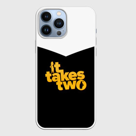 Чехол для iPhone 13 Pro Max с принтом It takes two | Logo (Z) в Курске,  |  | Тематика изображения на принте: hakim | hazelight studios | it takes two | joy | mei | takes two | для этого нужны двое | коди | компьютерная игра | мей | мэй | нужны двое | радость | хаким
