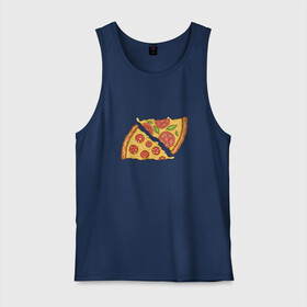 Мужская майка хлопок с принтом Два кусочка пиццы  в Курске, 100% хлопок |  | Тематика изображения на принте: chees | cheesy | fast food | fastfood | food | love | margarita | pepperoni | pizza | pizza lover | pizza margherita | slice | two pizza slices | базилик | колбаса | колбаска | люблю пиццу | любовь | маргарита | овощи | пепперони | помидоры | сыр | тянущи