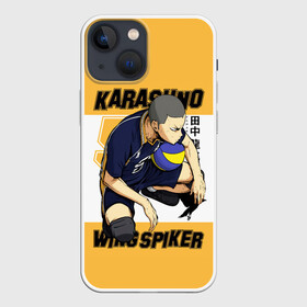 Чехол для iPhone 13 mini с принтом Рюноске Танака | Haikyuu в Курске,  |  | 5 номер | anime | haikyu | haikyuu | karasuno | ryuunosuke tanaka | аниме | волейбол | волейбольный клуб | живчик | карасуно | лысый из карасуно | манга | рю | рюноске танака | старшая школа | хаику | хаикую | энерджайзер