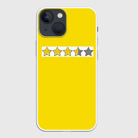 Чехол для iPhone 13 mini с принтом Криминал в Курске,  |  | гта | желтый | звезды | игра. | минимализм