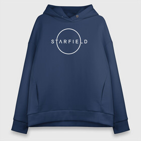 Женское худи Oversize хлопок с принтом Starfield / Старфилд в Курске, френч-терри — 70% хлопок, 30% полиэстер. Мягкий теплый начес внутри —100% хлопок | боковые карманы, эластичные манжеты и нижняя кромка, капюшон на магнитной кнопке | bethesda | constellation | field | game | games | rpg | space | star | starfield | вселенная | галактика | игра | игры | космический | космос | рпг | стар | старфилд | филд