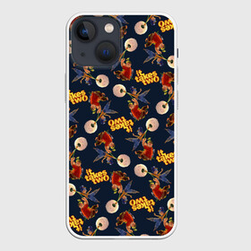 Чехол для iPhone 13 mini с принтом It Takes Two pattern в Курске,  |  | Тематика изображения на принте: arts | electronic | game | it takes two | pattern | двое | игра | коди | мэй | одуванчик | паттерн