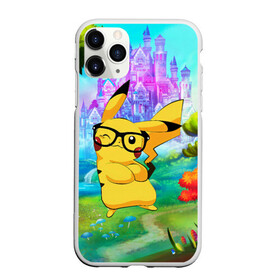 Чехол для iPhone 11 Pro Max матовый с принтом Пикачу в сказочном королевстве в Курске, Силикон |  | anime | picachu | pikachu | аниме | милый | пика | пикачу | покебол | покемон