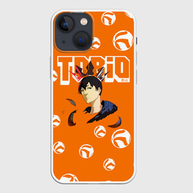 Чехол для iPhone 13 mini с принтом Тобио Кагеяма корона Haikyuu в Курске,  |  | 2 номер | anime | haikyu | haikyuu | king of the court | manga | аниме | волейбол | волейбольный клуб | кагеяма | король | король площадки | манга | мяч | старшая карасуно | тобио | хаику | хаикую