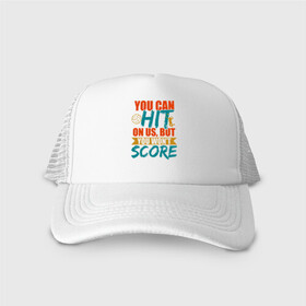 Кепка тракер с сеткой с принтом Hit The Score в Курске, трикотажное полотно; задняя часть — сетка | длинный козырек, универсальный размер, пластиковая застежка | ball | beach | game | sport | volley | volleyball | волейбол | волейболист | волейболистка | гол | игра | игрок | мяч | площадка | пляж | пляжный | победа | сетка | спорт | тренер | чемпион