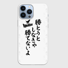 Чехол для iPhone 13 Pro Max с принтом Волейбол | Haikyu иероглифы в Курске,  |  | anime | haikyu | haikyuu | karasuno | manga | академия | аниме | аобаджосай | волейбол | волейбольный клуб | датэко | инаризаки | карасуно | манга | мяч | некома | старшая школа | фукуродани | хаику | хаикую