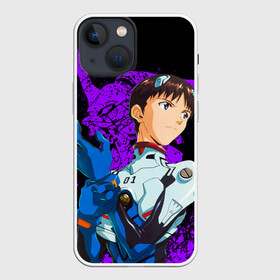 Чехол для iPhone 13 mini с принтом ЕВАНГЕЛИОН в Курске,  |  | Тематика изображения на принте: anime | eva | evangelion | manga | аниме | ева | евангелион | манга