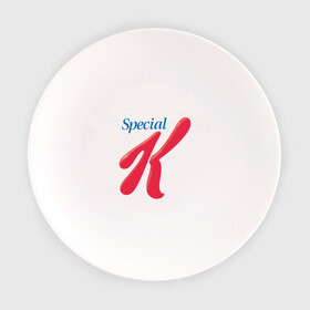 Тарелка с принтом special k merch Essential в Курске, фарфор | диаметр - 210 мм
диаметр для нанесения принта - 120 мм | kpop | special k merch essential | корейская попо музыка