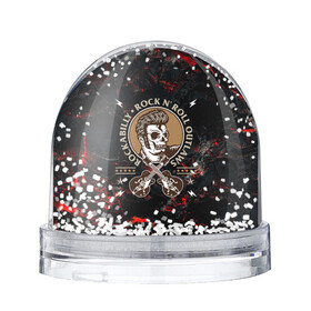 Игрушка Снежный шар с принтом Элвис Пресли Rock n roll в Курске, Пластик | Изображение внутри шара печатается на глянцевой фотобумаге с двух сторон | rock n roll | гитары | рок | рокер | рокнрол | рокнролл | череп | элвис пресли