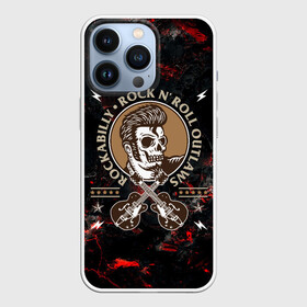 Чехол для iPhone 13 Pro с принтом Элвис Пресли Rock n roll в Курске,  |  | rock n roll | гитары | рок | рокер | рокнрол | рокнролл | череп | элвис пресли