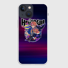 Чехол для iPhone 13 mini с принтом Шоё Хината киберпанк Haikyu в Курске,  |  | 10 номер | haikyu | haikyuu | hinata shoyo | karasuno | аниме | волейбол | волейбольный клуб | карасуно | коротышка | красный | мальчик мяч | манга | рыжик | старшая школа | хаикую | чиби чан | шоё хината