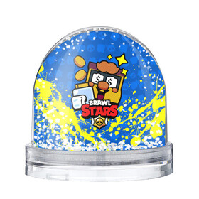 Игрушка Снежный шар с принтом Грифф | Griff (MAGNATE) в Курске, Пластик | Изображение внутри шара печатается на глянцевой фотобумаге с двух сторон | brawl stars | coin | griff | pin | бравл старс | грифф | монеты