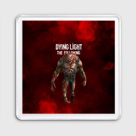 Магнит 55*55 с принтом Dying light монстр в Курске, Пластик | Размер: 65*65 мм; Размер печати: 55*55 мм | dying light | аномалия | зараженный | монстр | мутант | ужасы | урод | хоррор